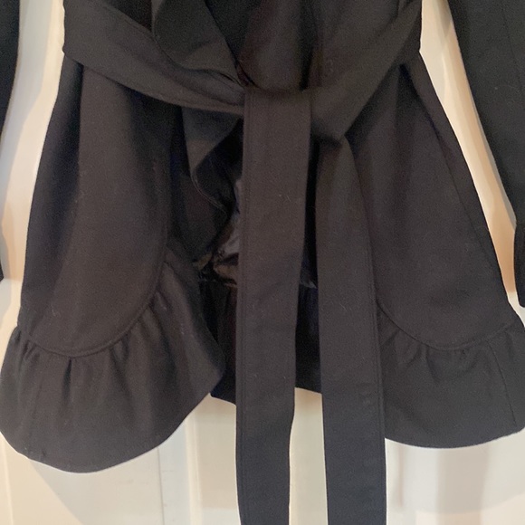 INC Ruffled Black Jacket - Picture 5 of 9